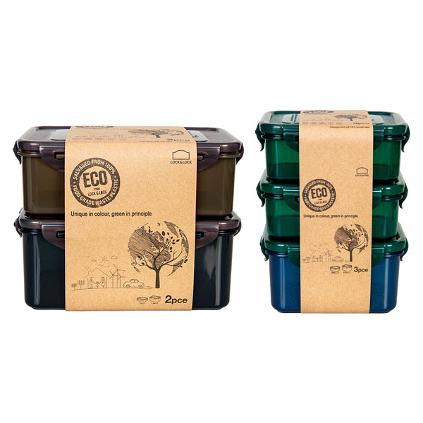 Lock & Lock ECO Vershouddozen Set 5-delig Mix