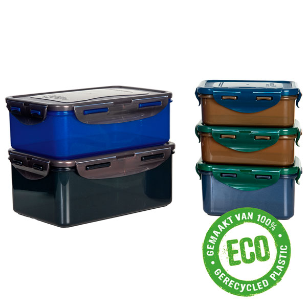 lock & lock ECO vershouddozen set 5-delig mix