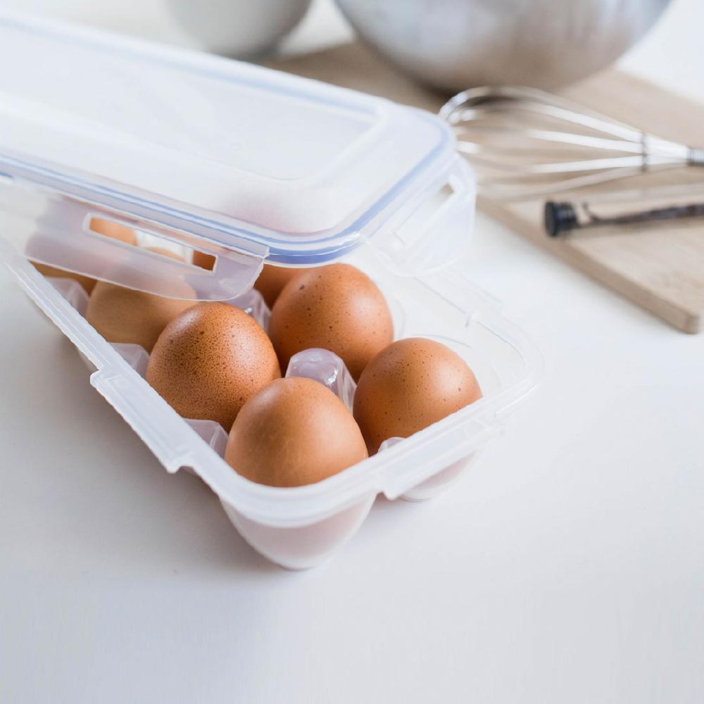 Lock & Lock Eierdoos Voor 12 Grote Eieren