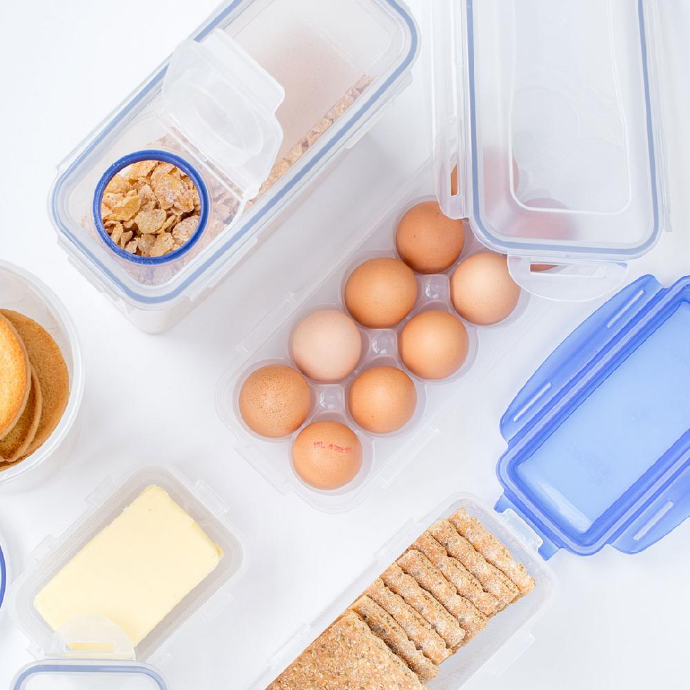 Lock & Lock Eierdoos Voor 12 Grote Eieren