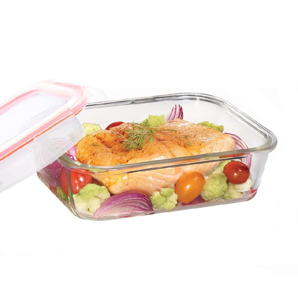 lock & lock Glazen ovenschaal met deksel 1.0 liter