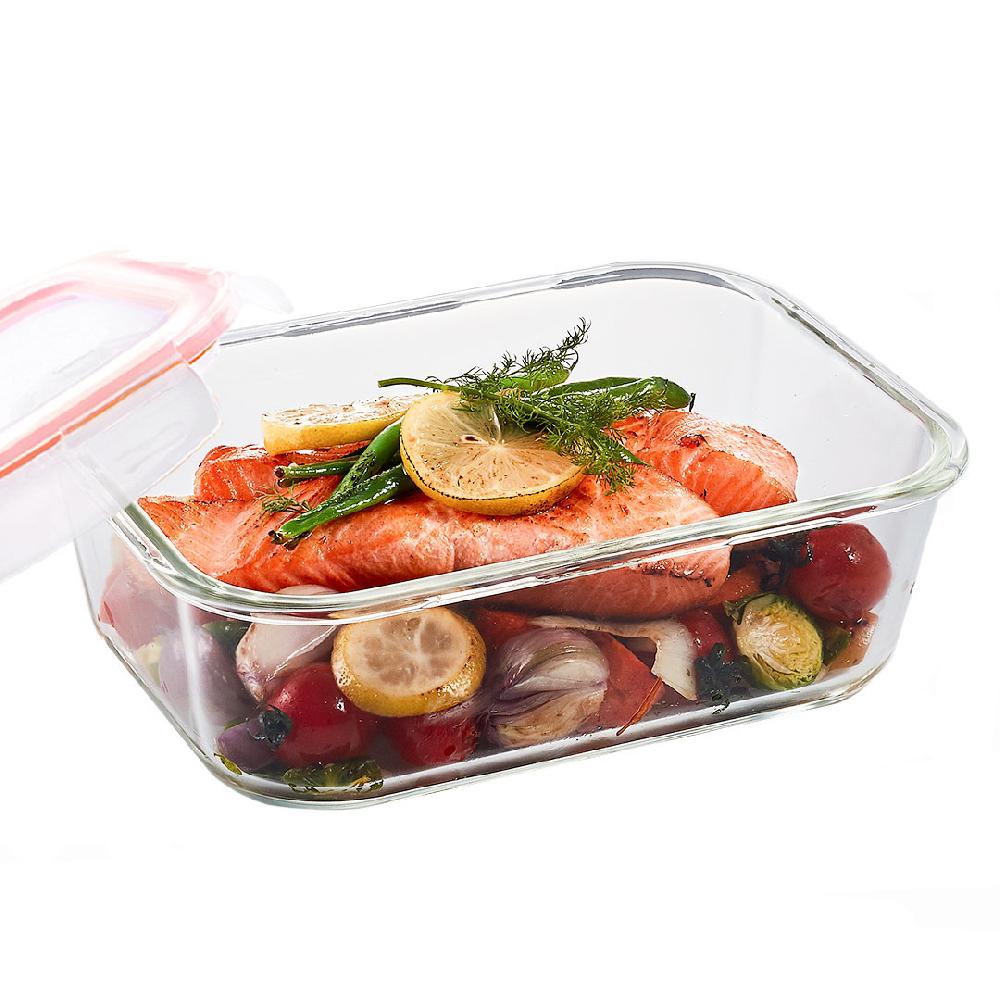 lock & lock Glazen ovenschaal met deksel 2.0 liter