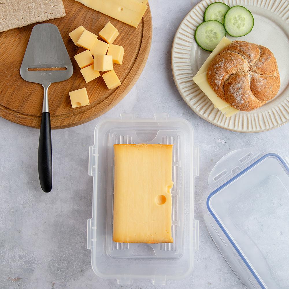 Lock & Lock Kaasdoos 1400 Ml Met Vochtrooster