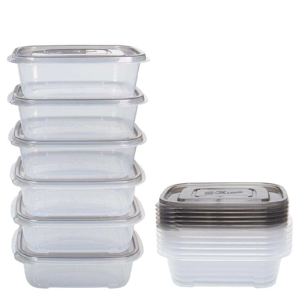 Lock & Lock Meal Prep Bakjes 890 Ml | 6 Stuks