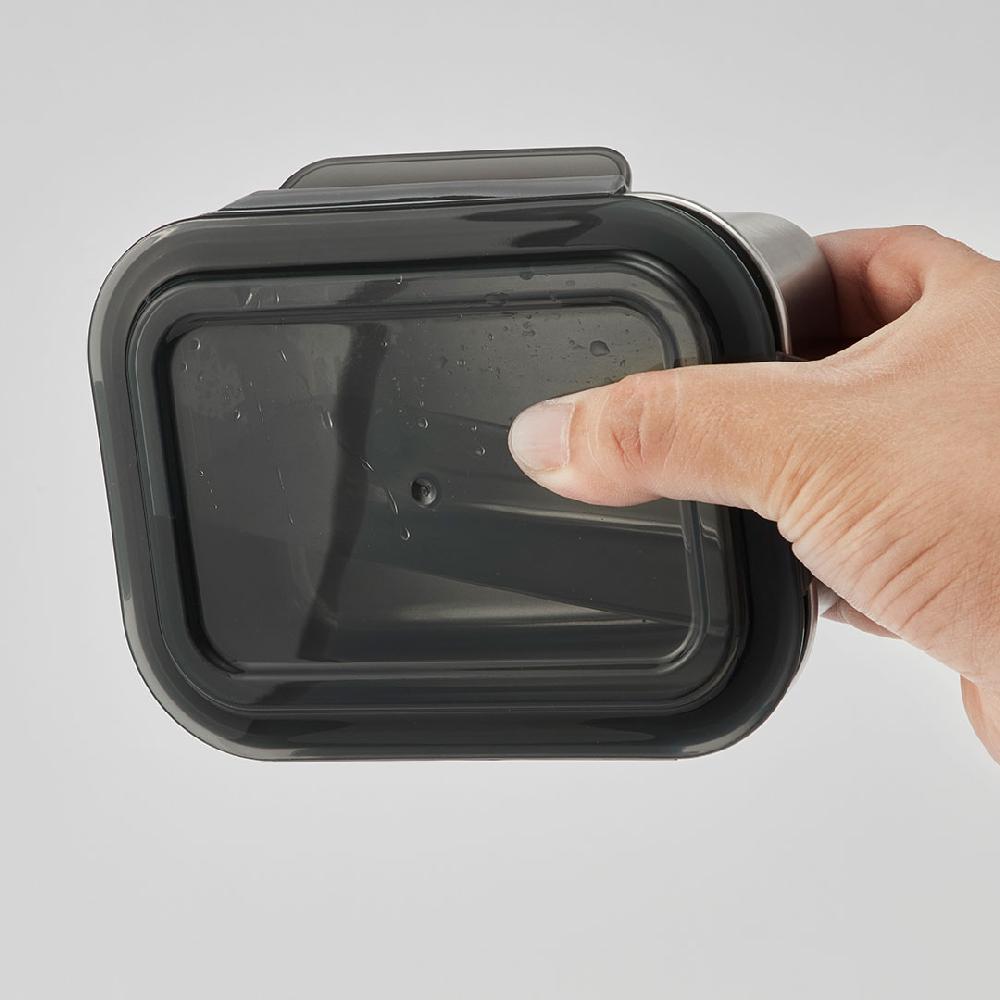 Lock & Lock RVS Vershouddoos 400 Ml Met Gravering