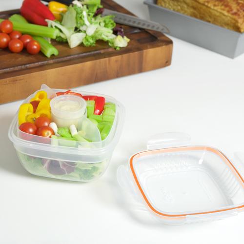Lock & Lock Salade Lunchbox Met Tray 1600 Ml