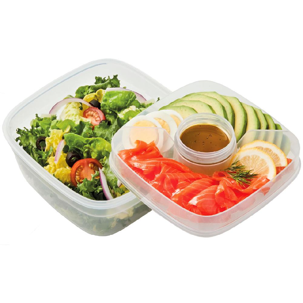 lock & lock Salade lunchbox met tray 1600 ml