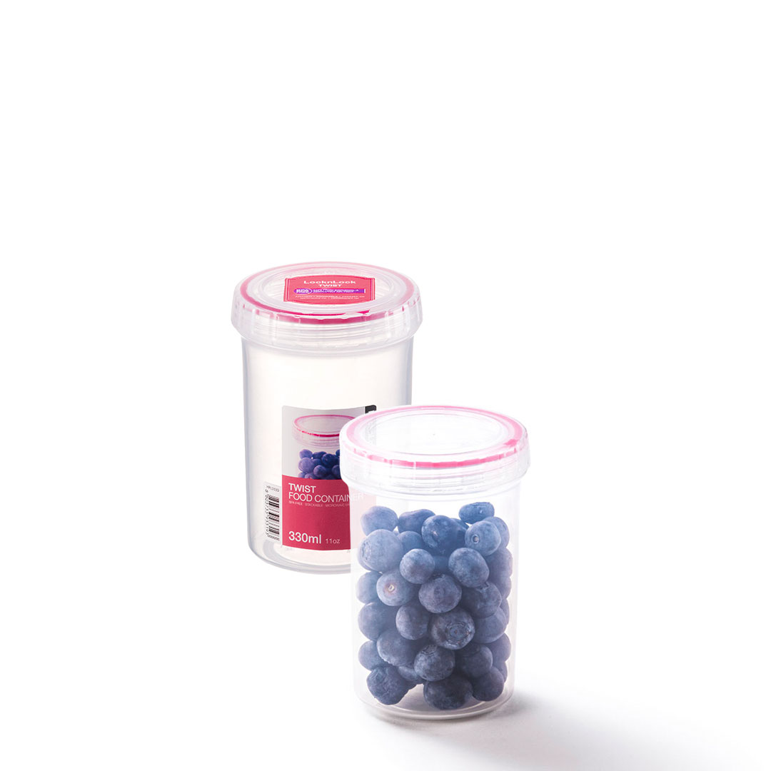 lock & lock Twist vershouddoosjes 330 ml set 2-delig