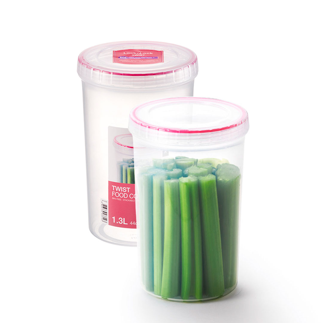 lock & lock Twist vershouddozen 1300 ml set 2-delig