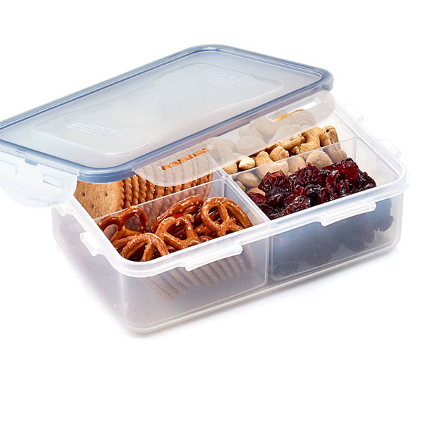 lock & lock Vershouddoos 1600 ml met vakjes