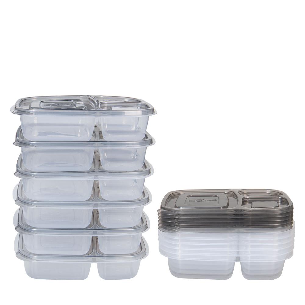 Lock & Lock Meal Prep Bakjes 965 Ml Met Vakjes | 6 Stuks