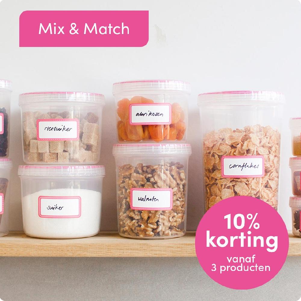 lock & lock MIX & MATCH | Alles voor een georganiseerde voorraadkast