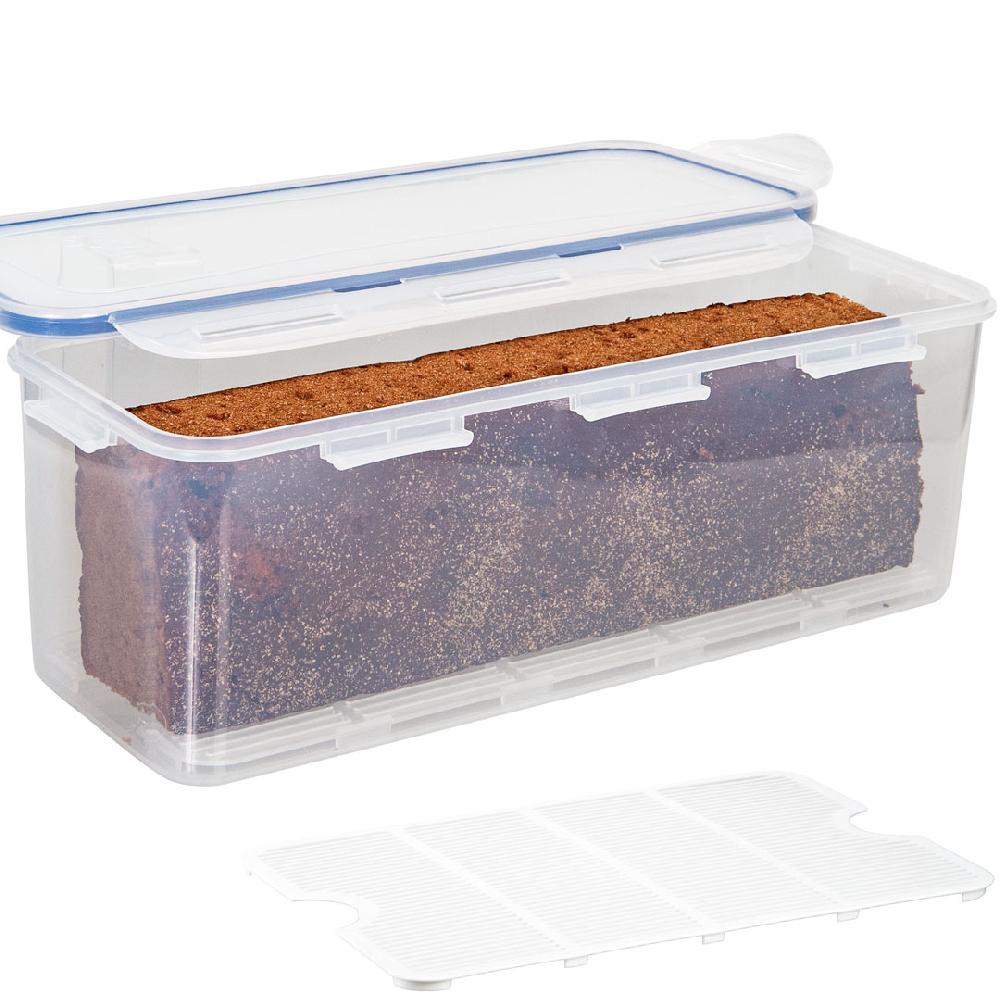 lock & lock Ontbijtkoek / Cake bewaardoos 3400 ml met vochtrooster