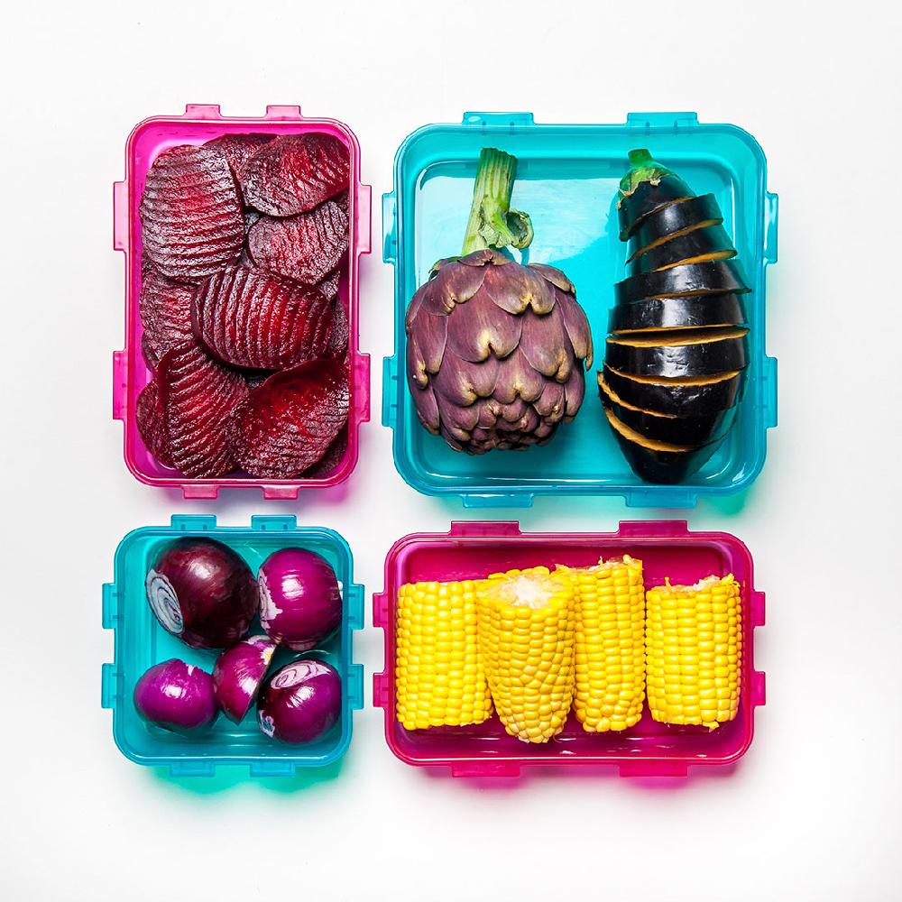 Lock & Lock Set Vershouddozen 6-delig Berries (3x 1000ml En 3x 800ml)