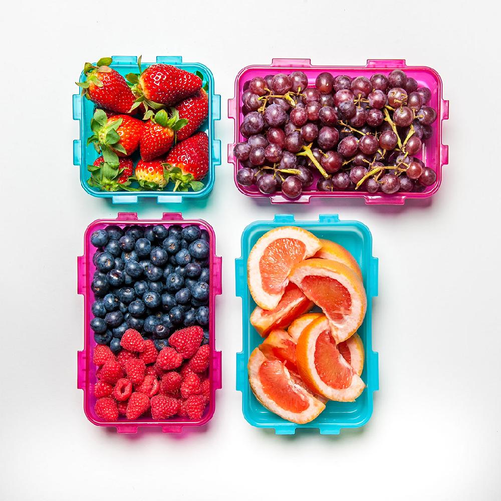 Lock & Lock Set Vershouddozen 6-delig Berries (3x 1000ml En 3x 800ml)