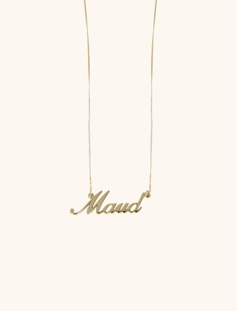 lott. gioielli 9 Karaat Vintage naam ketting 8 - 10 letters