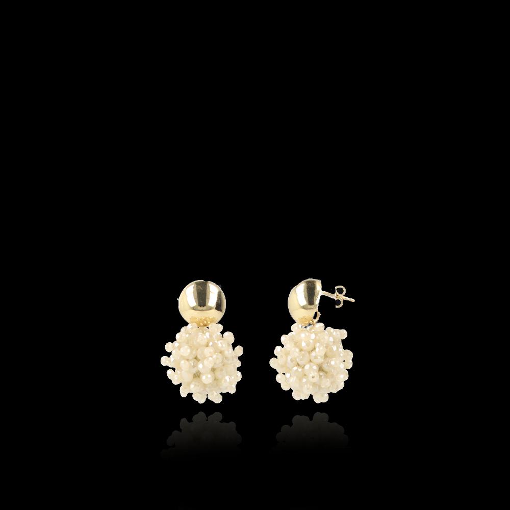 Lott. Gioielli Beige Oorbellen Louise Glassberry Globe S Double Stones Tonal
