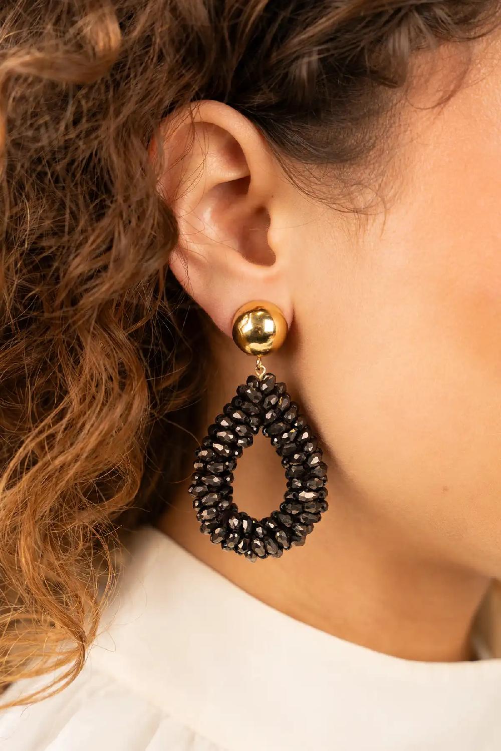 Lott. Gioielli Bruine Oorbellen Anne Druppel L Marquis Clip