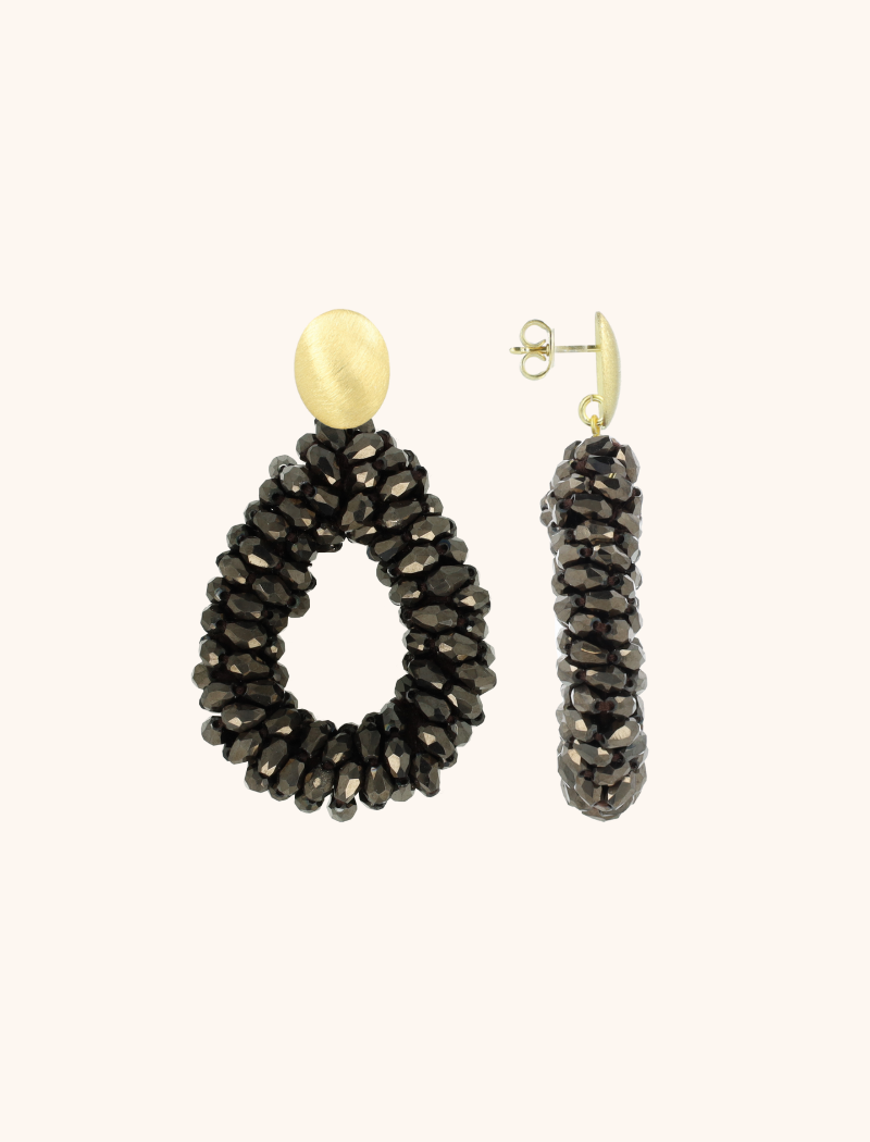 Lott. Gioielli Bruine Oorbellen Anne Druppel L Marquis