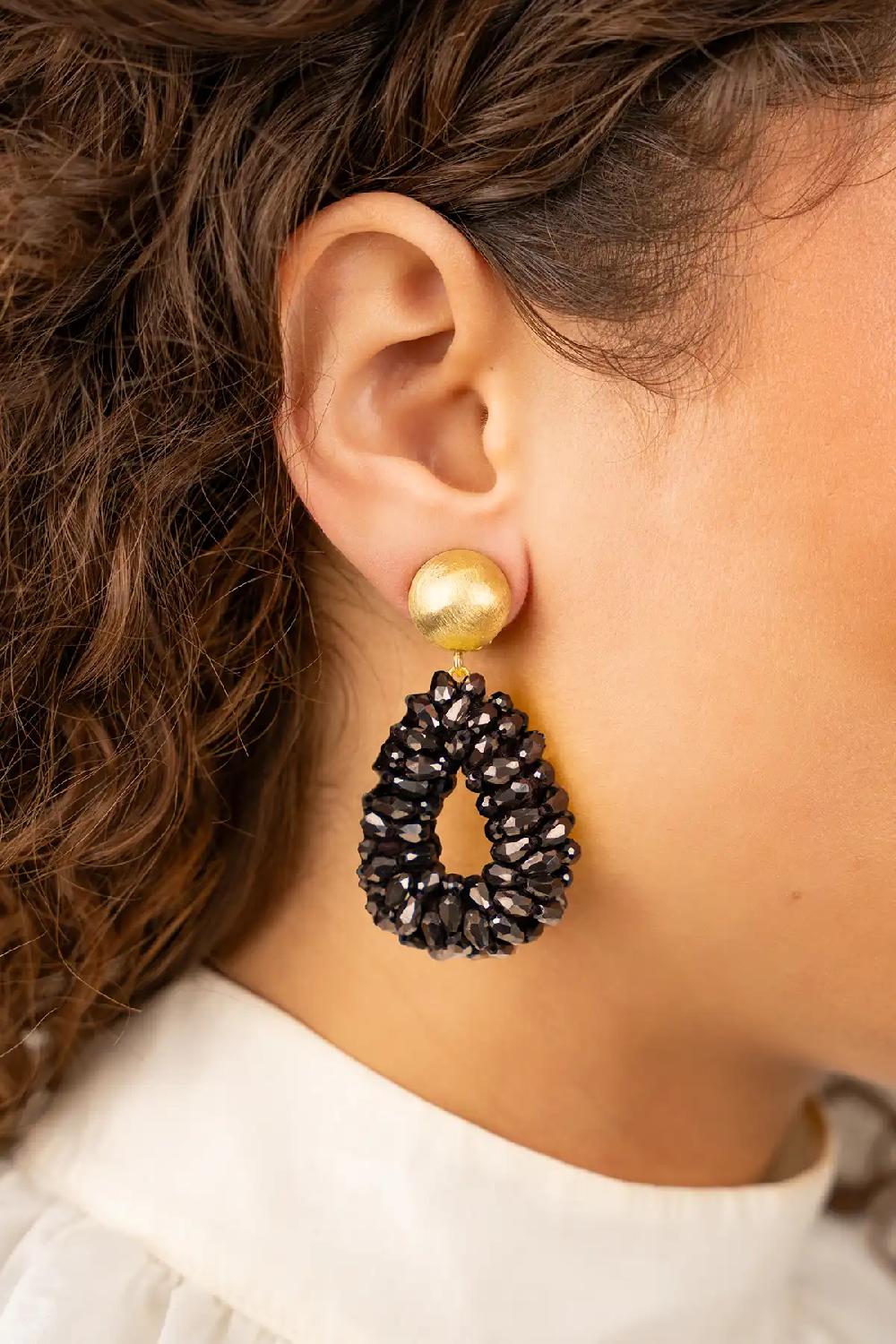 Lott. Gioielli Bruine Oorbellen Anne Druppel S Marquis Clip