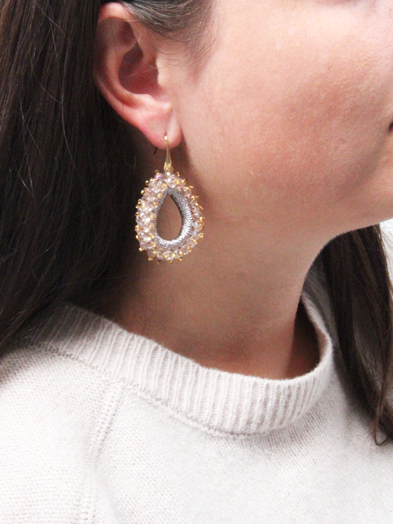 Lott. Gioielli Carina Champagne Oorbellen Urchin Drop M