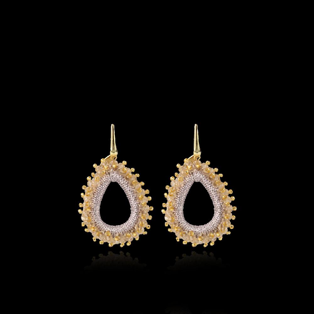 Lott. Gioielli Carina Champagne Oorbellen Urchin Drop M