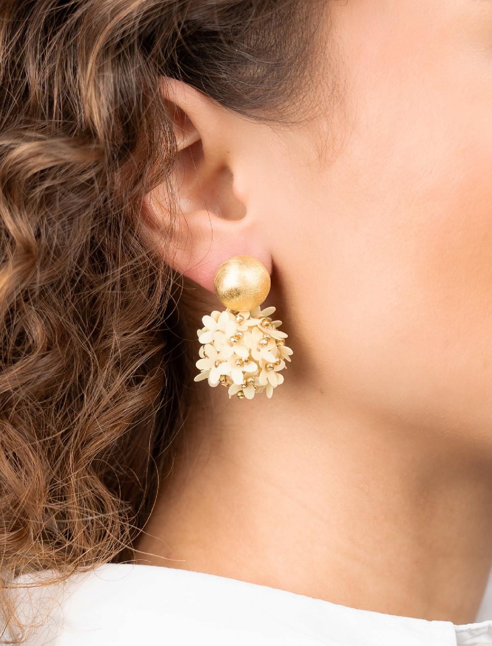 Lott. Gioielli Champagne Oorbellen Daisy Globe S Flower