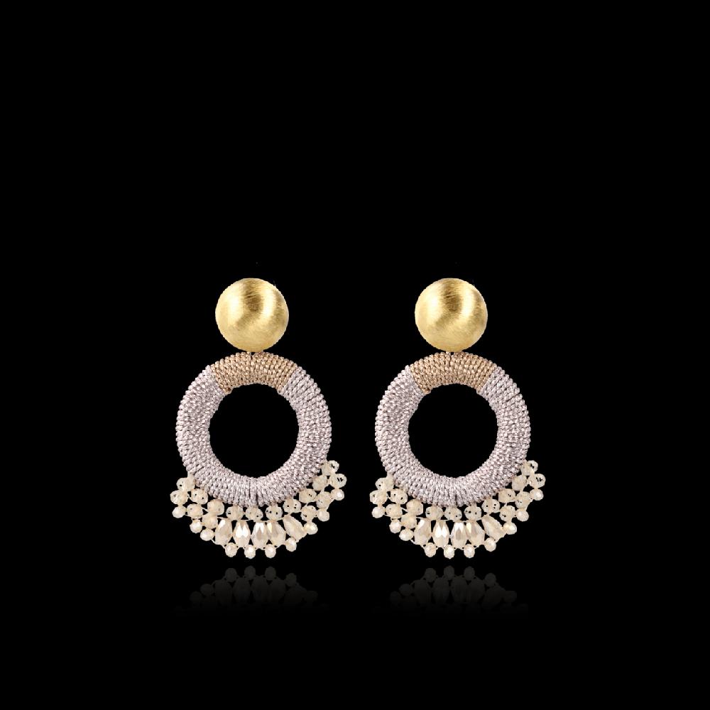 Lott. Gioielli Champagne Oorbellen Elara Drops Combi S