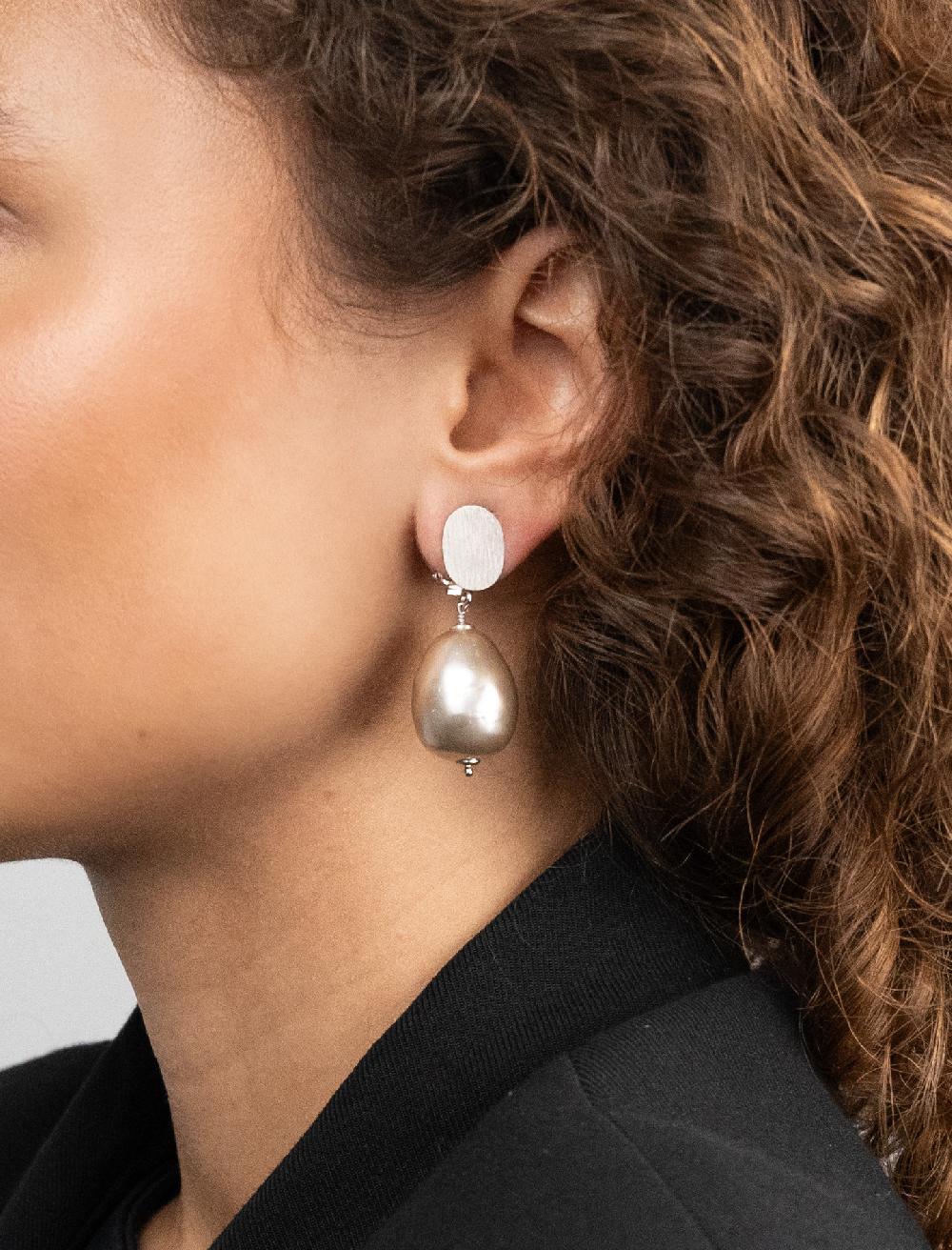 Lott. Gioielli Champagne Oorbellen Parel Mother Earth L Iris