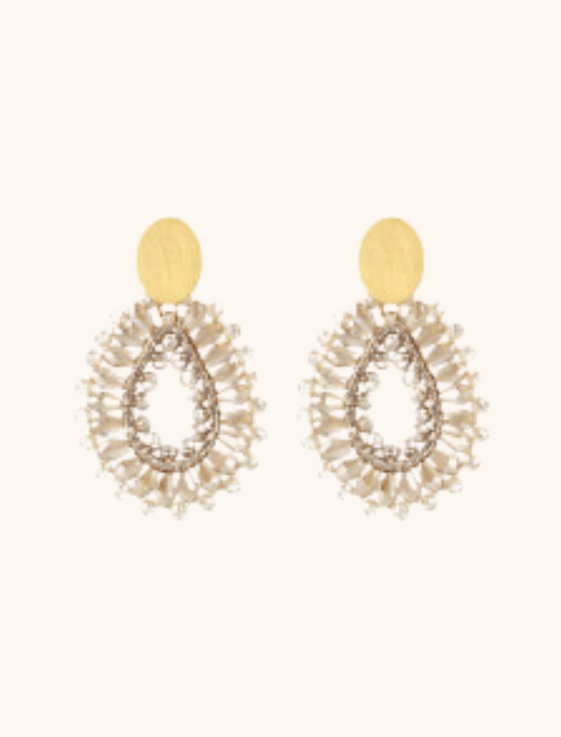 lott. gioielli Champagne oorbellen Robin Silk Drop Crystal S