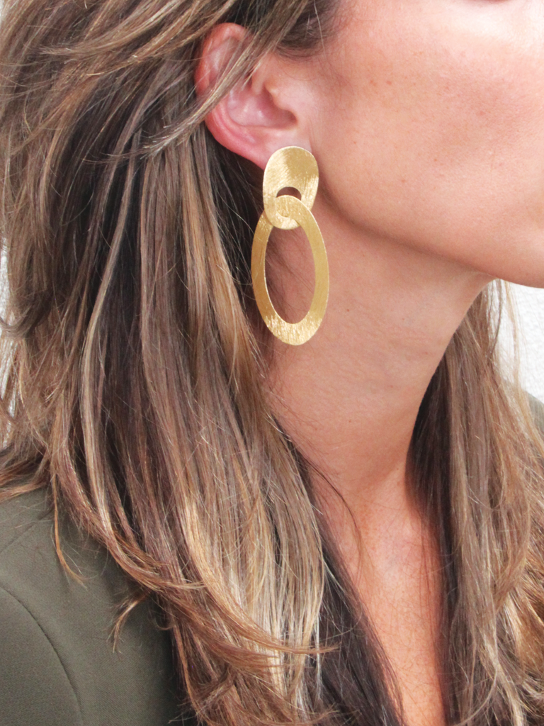 Lott. Gioielli Classic Oorbellen Asymmetrisch Ovaal M