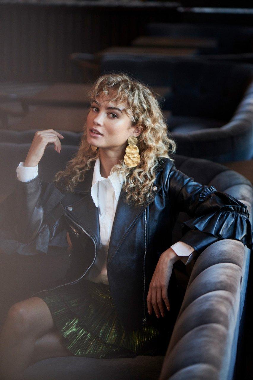 Lott. Gioielli Classic Oorbellen Classic Dubbel Rond Gehamerd XXL