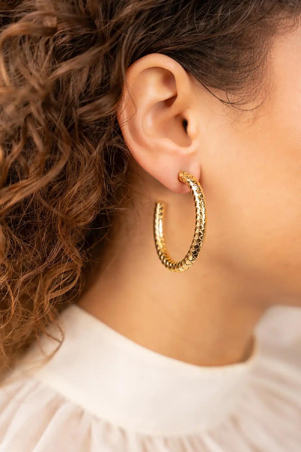 Lott. Gioielli Classic Oorbellen Cobra Creool Ovaal M