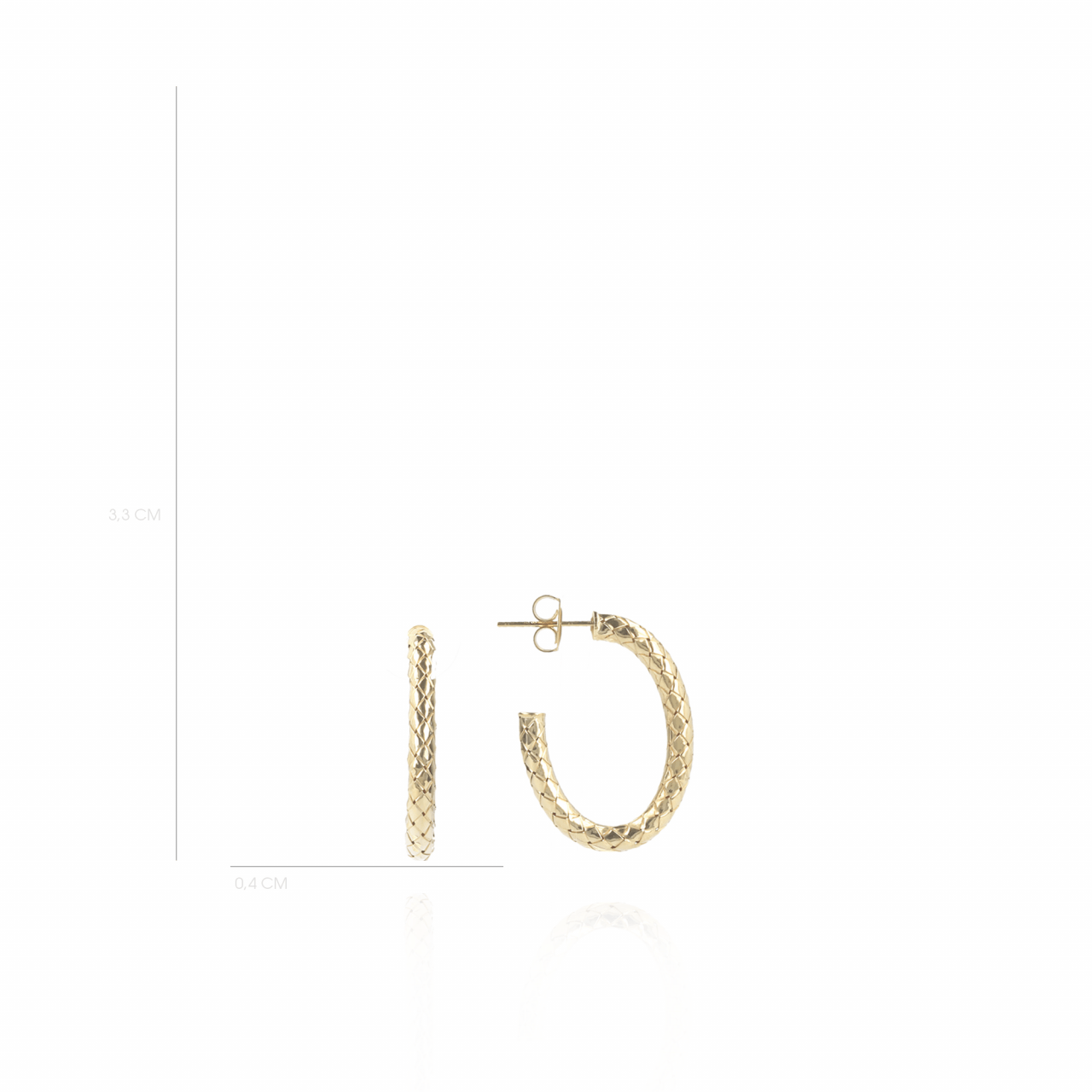 Lott. Gioielli Classic Oorbellen Cobra Creool Ovaal S