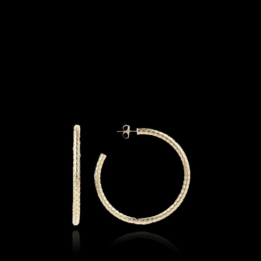 lott. gioielli Classic Oorbellen Cobra creool rond L