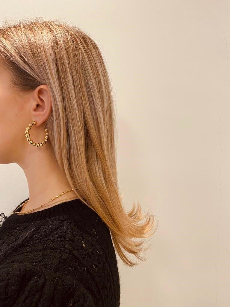 Lott. Gioielli Classic Oorbellen Creool Ball Irregular S