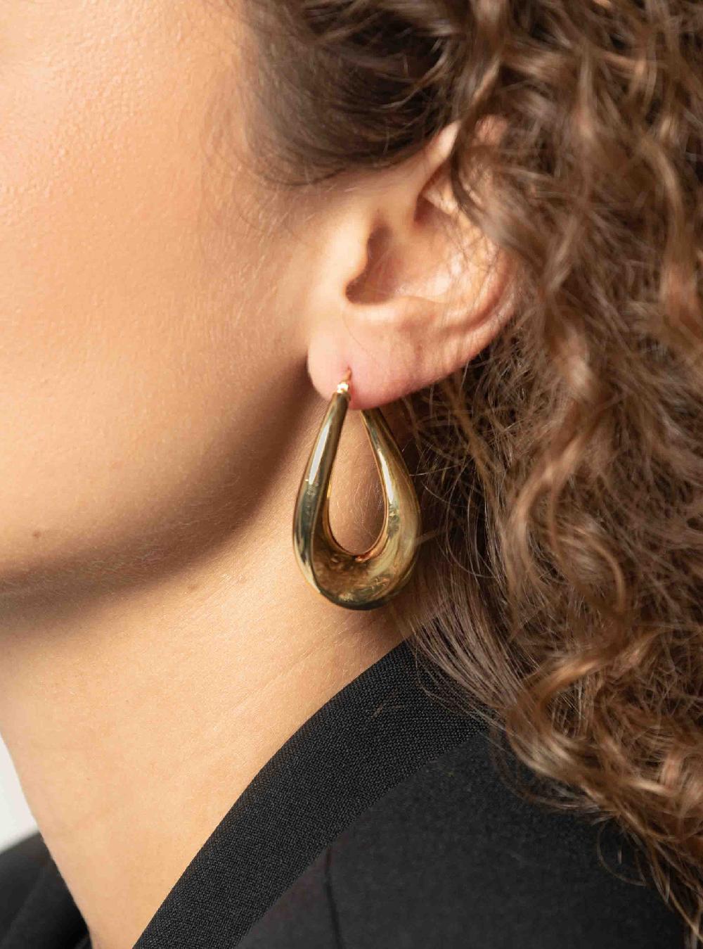 Lott. Gioielli Classic Oorbellen Ovaal Twist Creool Deluxe M