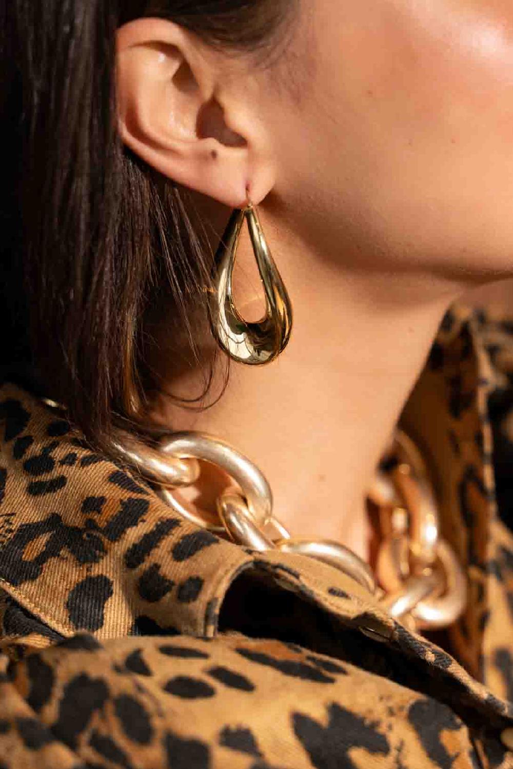 lott. gioielli Classic Oorbellen Ovaal Twist Creool Deluxe M