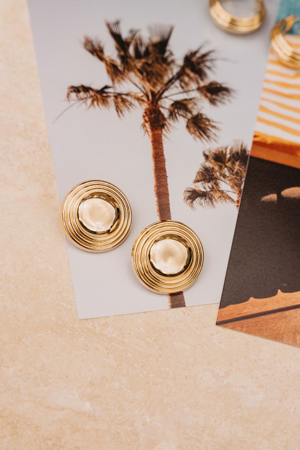 Lott. Gioielli Classic Oorbellen Rond Triple Stripes