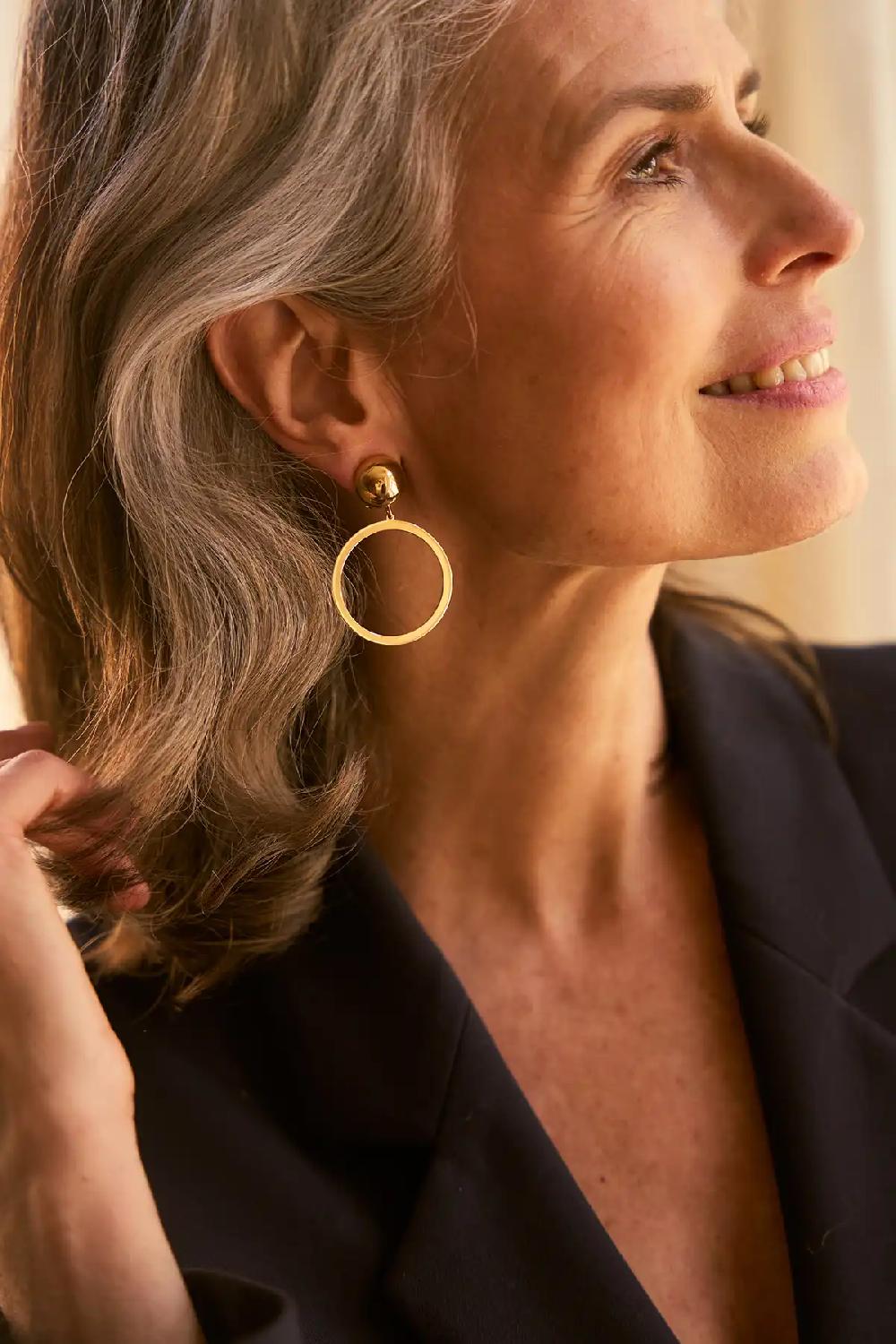 Lott. Gioielli Classic Oorbellen Smooth Cirkel S Clip