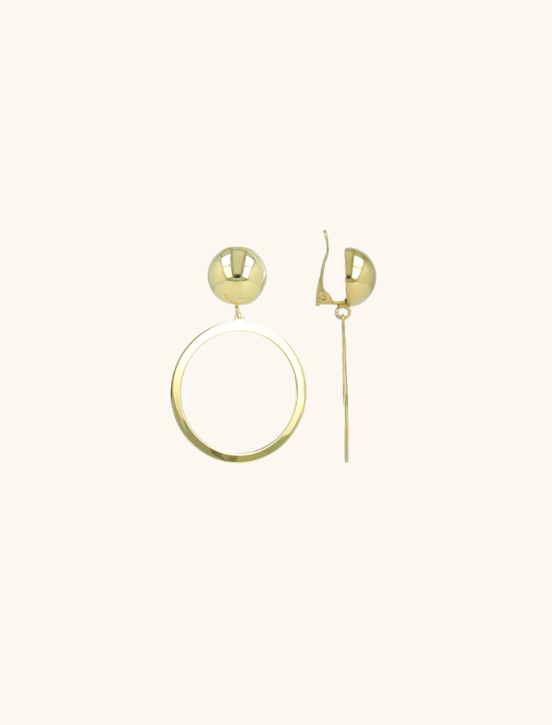 Lott. Gioielli Classic Oorbellen Smooth Cirkel S Clip