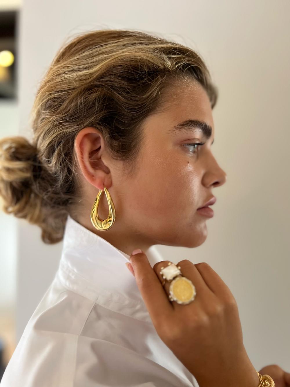 Lott. Gioielli Classic Oorbellen Twist Creool Deluxe L