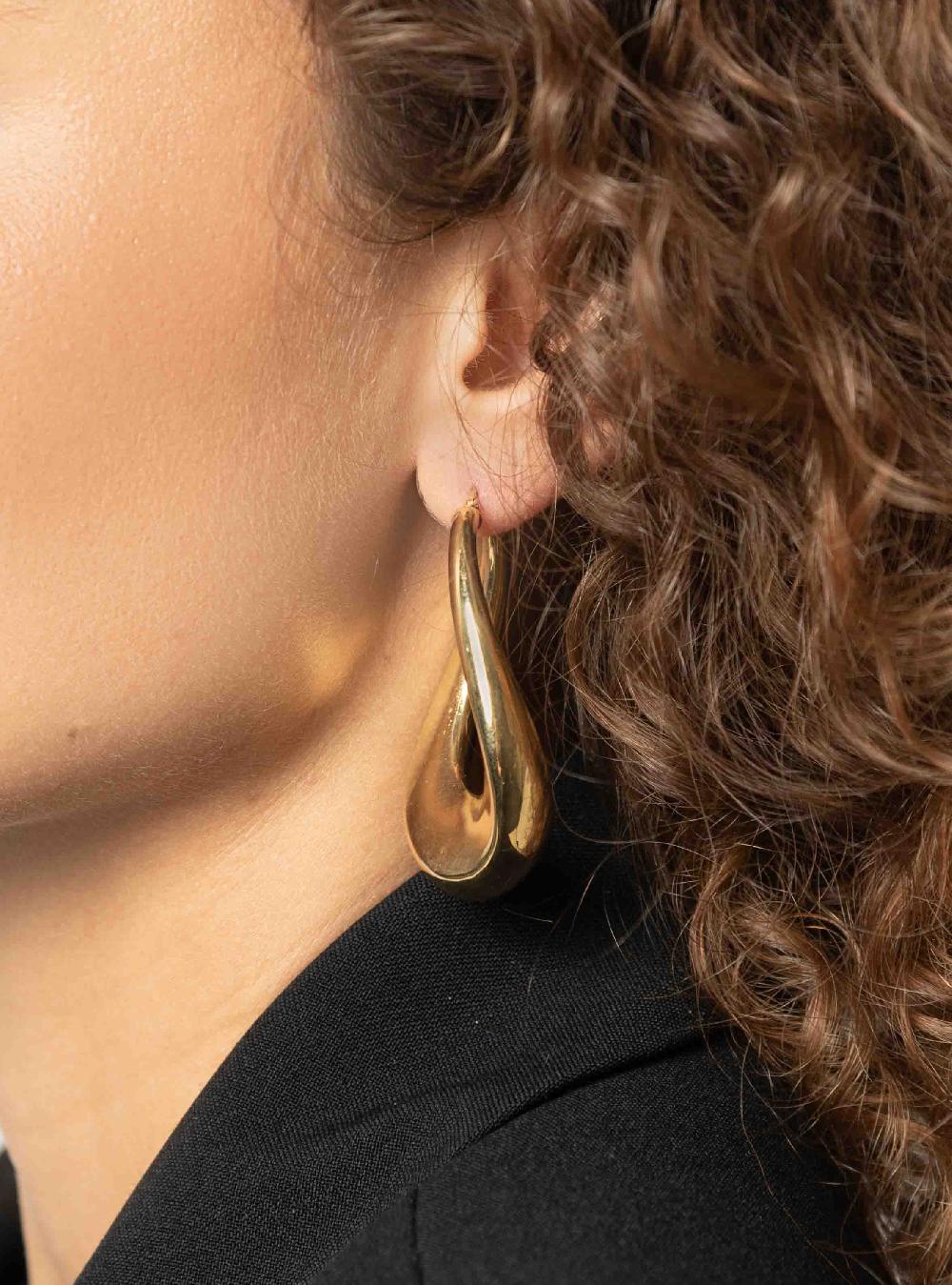 Lott. Gioielli Classic Oorbellen Twist Creool Deluxe L