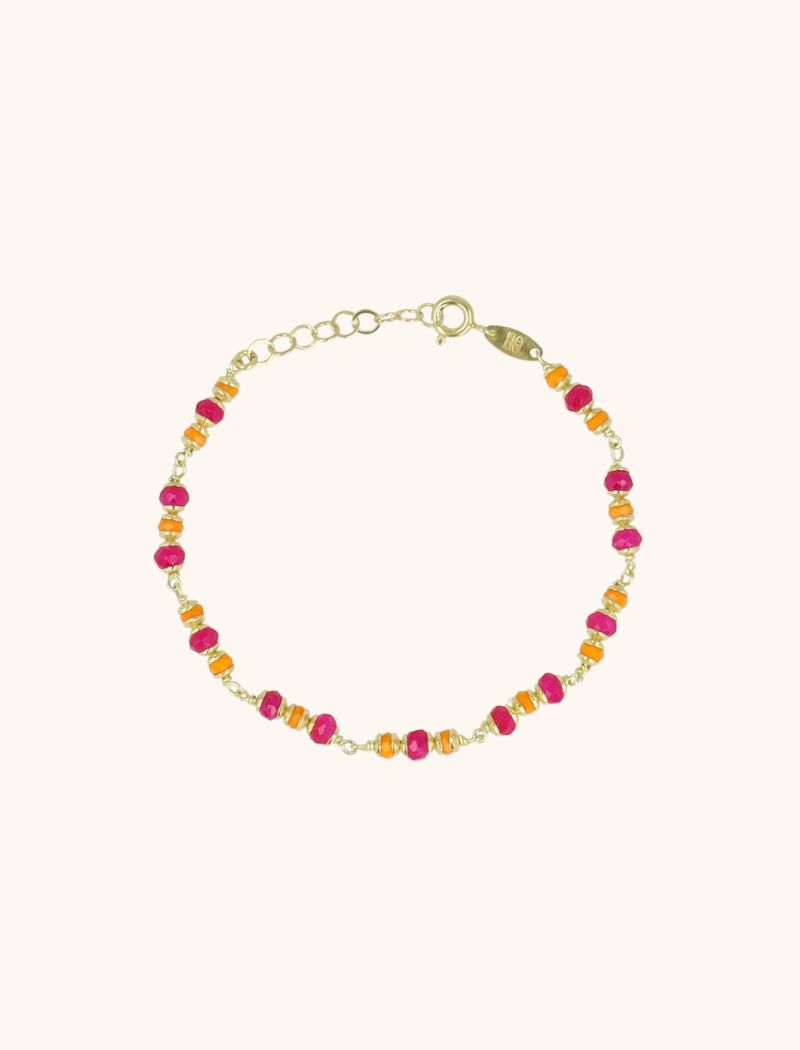 lott. gioielli Color of You Armband Happiness Fuchsia/Oranje