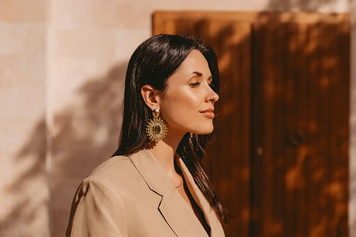 Lott. Gioielli Cool Green Oorbellen Roxx Ovaal Crystal Dubbele Quartz L