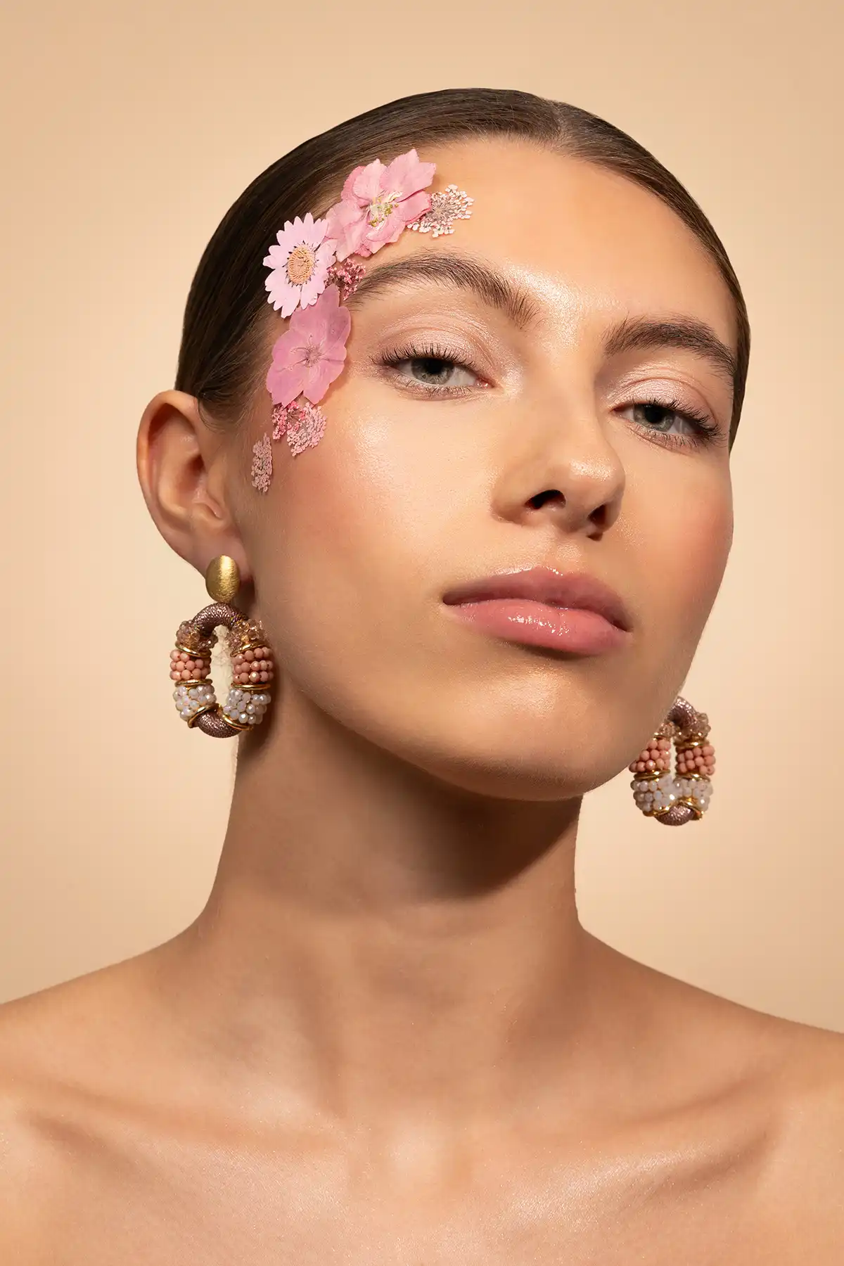 Lott. Gioielli Coral Mix Oorbellen Elle Combi Oval Deluxe M