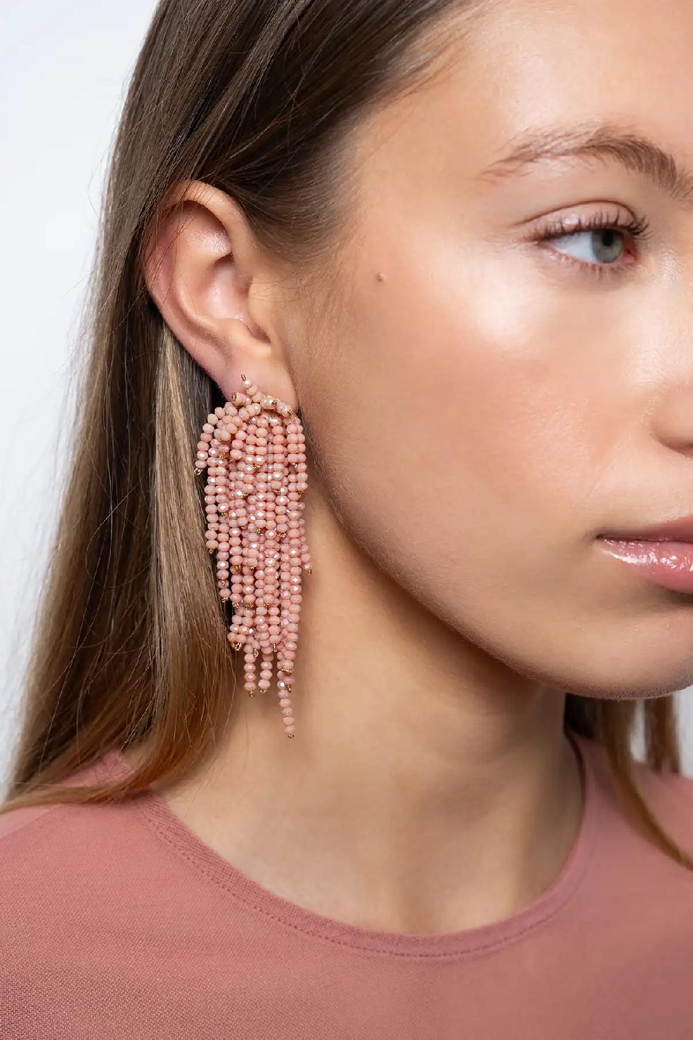 Lott. Gioielli Coral Oorbellen Babette Glassberry Waterfall L