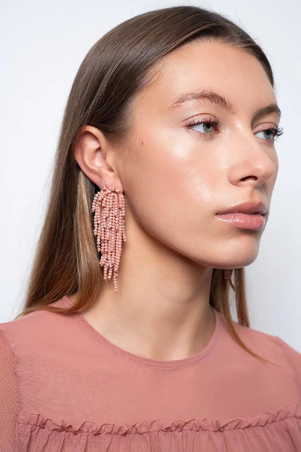 Lott. Gioielli Coral Oorbellen Babette Glassberry Waterfall L