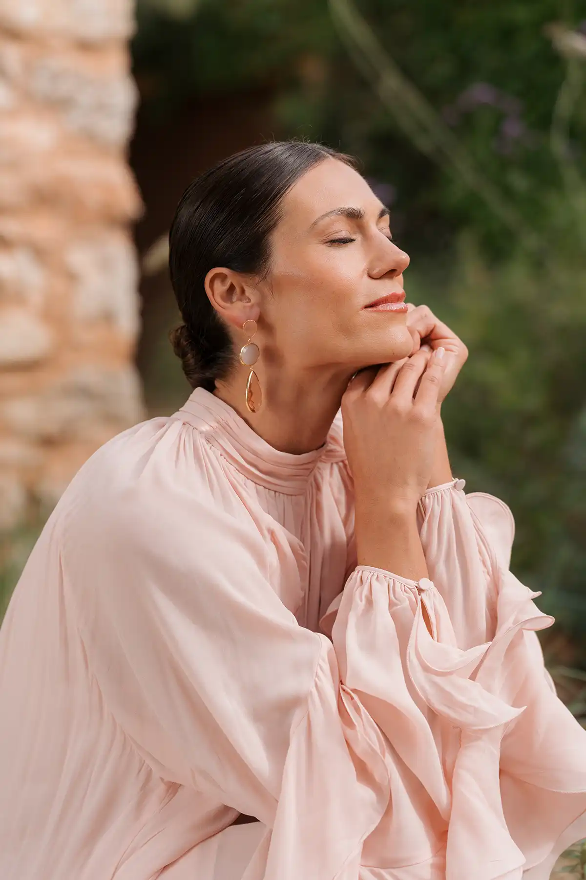 Lott. Gioielli Coral Oorbellen Runa Three Framed Shapes