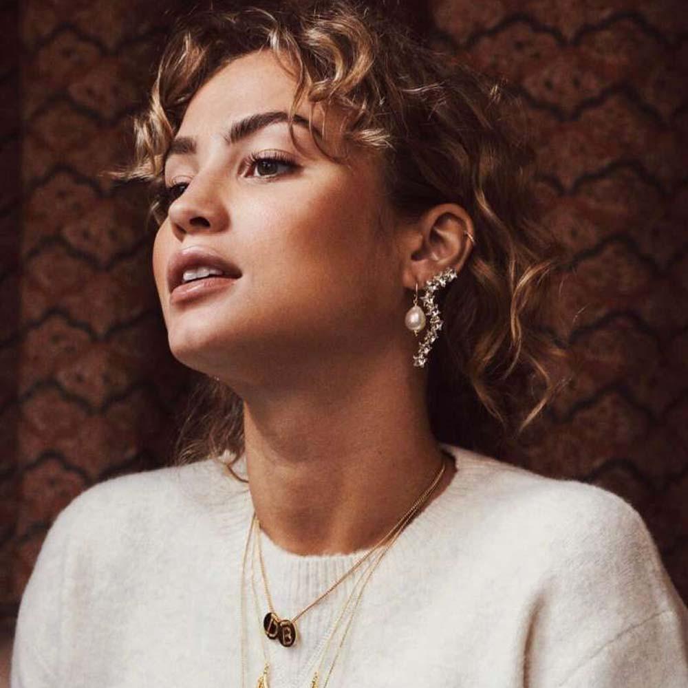 Lott. Gioielli Crystal Oorbel Amariah Strass Ster Waterval